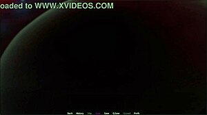 Blair explores the rift in a Halloween costume