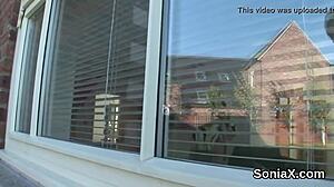 Sonia's Unfaithful Display of Wet Large Tits