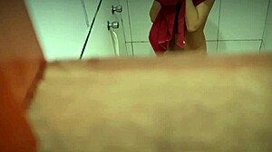 my friend from cordoba argentina visits, i secretly record her nude fun