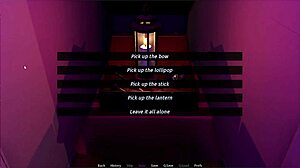 Blair explores the rift in a Halloween costume