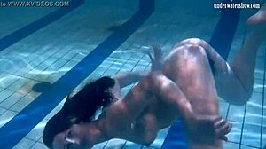 Ivetta Having Fun In Pool And Shower Underwater