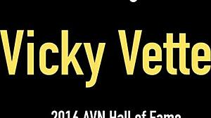 Big Boobed Vicky Vette Rubs and Sucks