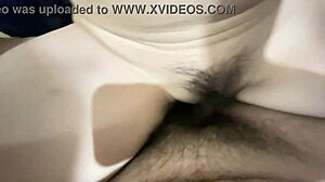 Home Sex So Quiet, I Can't Moan But Handjob Finishes Him!