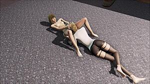 FALLOUT 4 KATSU AND EMOGENE LESBIAN SCENE