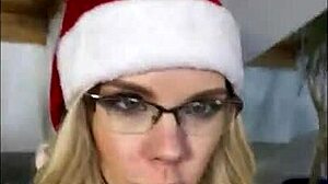 Christmas party in santa costumes reveals big ass surprises and lingerie fun.