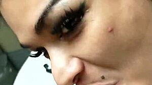 hotel slut hooks up with a client in the room