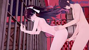 Is Zhezhi Orie fucking Camellya Tsubaki intensely in this hentai?