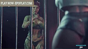 3D anime hentai sex with big ass and tits