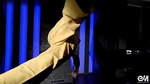 Hot Young Gay Guy Performs Acrobatic Strip Tease on Pole