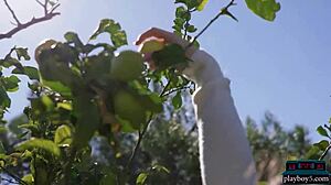 Ukrainian Teen Hottie Hayli Sanders Strips Naked for Playboy Shoot