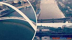 Tricked amateur gives nerd his first blowjob and facial