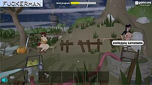 complete gameplay - halloween bambook with intense anal action