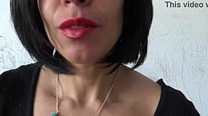 Real Stepmother Exposes Hairy Pussy to Curious Stepson