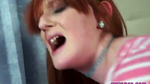 Teen squirts hard in POV scene