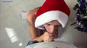 best gift from santa - hard anal and deep throat
