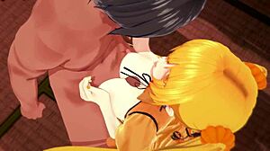 Hatsune Miku stars in a Halloween remix vocaloid 3D animation.