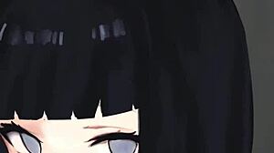 Hinata Strokes Big Cock POV