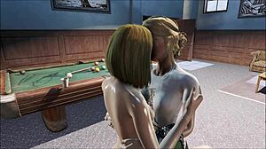 FALLOUT 4 KATSU AND EMOGENE LESBIAN SCENE
