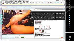 Big boobs and a big dildo in this scene