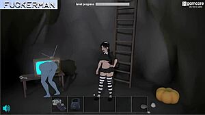 complete gameplay - halloween bambook with intense anal action