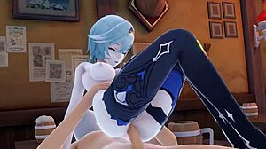 Eula Genshin Impact 3D Animation with Wild Group Action