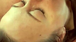 French Slut in Satin Dress Gets Intense Doggystyle Fucking