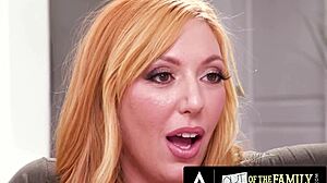 Out of the Family - Busty MILF Lauren Phillips drilled in pussy and ass by teen stepson