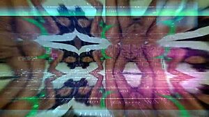 Amateur ebony girl SUCKS & FUCKS monster BBC during NETFLIX & CHILL