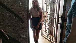 Left In Charge Of Neighbor, We PLAYED And She SQUIRTED