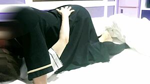 japanese schoolgirl cosplay fun with my petite girlfriend