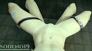 horny anime babe takes cock in tight anal for wild fun