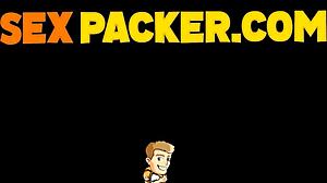 gorgeous blonde babe sucks hotel concierge after barcelona party night