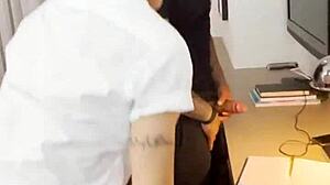 Is this tattooed hetero really fucking the doctor behind the scenes?