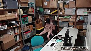 police officer fucks petite brazilian teen suspect caught in hardcore scene with emo girl.