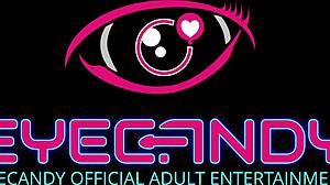 Queen Mona gives a close-up blowjob to a monster cock, ending with a cumshot on her face.