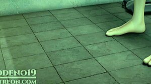 horny anime babe takes cock in tight anal for wild fun