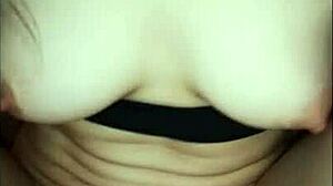 Tinder date rides cock hard, moaning as nympho teen squirts explosive orgasm