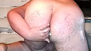 Crazy Russian Gay Checks Anal Strength With Butter Pack