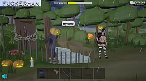 complete gameplay - halloween bambook with intense anal action