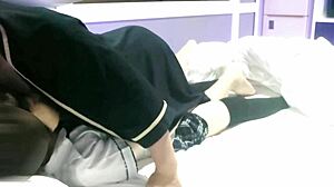 japanese schoolgirl cosplay fun with my petite girlfriend