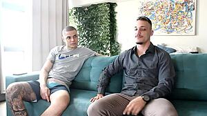 Tricked Into Anal Massage And Blowjob Outdoors