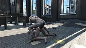 fallout 4 katsu explores the commonwealth in this anime hentai game