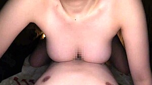 Japanese beauty with big tits delivers intense amateur action