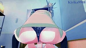 Himiko Toga and Mirko in My Hero Academia POV hentai