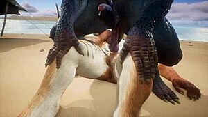 Tiger Makes Lizard Cum Multiple Times In Wildlife?