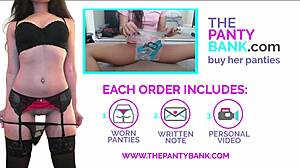 Barely Legal Teen with Braces Stuffs Panties for First Time