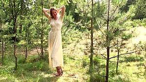 Nicole Embraces Nature Naked