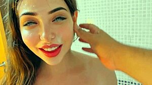 Wow, stranger fucks me hard doggystyle without condom, cumming on my face and pussy, making me moan like a whore in POV!