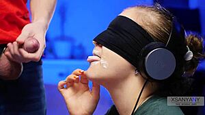 बेस्ट फ्रेंड मुझे टेस्ट गेम में ट्रिक करती है क्यूम फीडिंग के साथ - एक्ससानीएनी