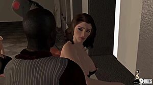 Rich black guys can’t resist sharing Instagram thots at a wild party.